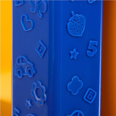 Комод детский №11, цвет синий, 3 секции