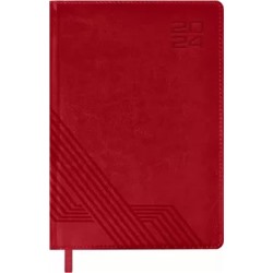 Ежедневник датированный на 2024 год Сариф, красный, А5, 176 листов