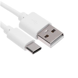 Кабель Red Line (УТ000009459), Type-C - USB, 1 м, зарядка + передача данных, белый