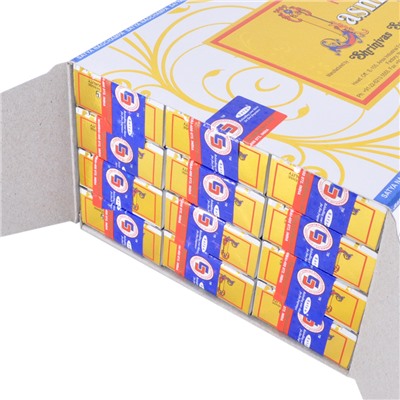 Satya-15-BL Блок благовоний Natural Jasmin (Натуральный жасмин) 12 упаковок по 15 грамм