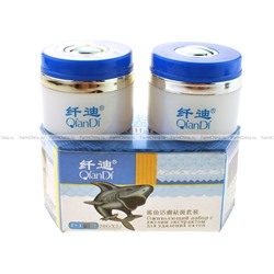 Оживляющий набор QianDi с акульим экстрактом для удаления пигментных пятен, 2 баночки по 20 гр.