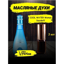 Davidoff cool water woman масляные духи (3 мл)