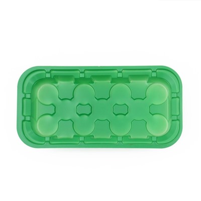 Мини-парник для рассады, 24 × 12 × 11 см, вставки (11 шт.) под таблетки для рассады d = 3 см, Greengo