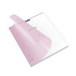 Тетрадь  18л линия с пластиковой обложкой 56361 Классика CoverPrо Pastel розовая ErichKrause
