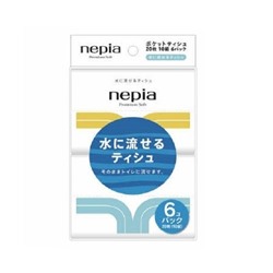 "NEPIA" "Premium Soft" Бумажные двухслойные носовые платки 10 шт./уп. (упаковка 6 шт.)