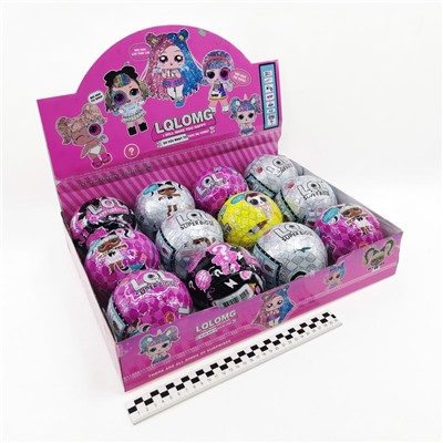 Кукла LOL Surprise в шаре 11см разные серии (series28-38)(№703) 12шт в коробке