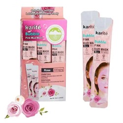 Маска для лица Karite Bubble Pink Mud Mask