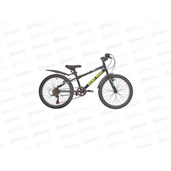 Велосипед 20 6ск RUSH HOUR 2000 V-brake ST черный рама 11М, 283932