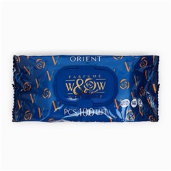 Влажные салфетки парфюмированные W&W Blue Ocean, 100 шт.