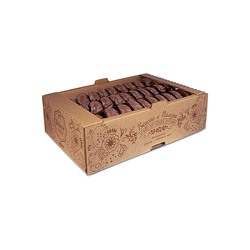 Зефир ванильный глазированный (коробка 1 кг)