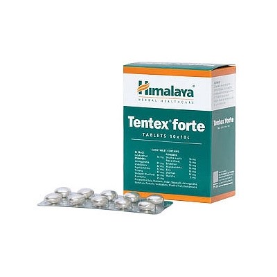 Тентекс форте оригинальный (Tentex Forte) Himalaya, 100 таб.