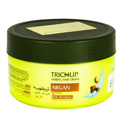 Крем с Аргановым маслом для увлажнения и блеска волос - Trichup Argan Hair Cream, 200 мл