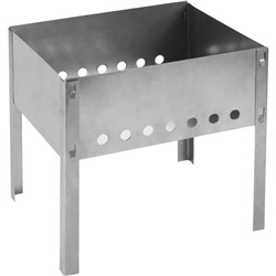 Мангал сборный GRINDA Barbecue, 300х250х300 мм, компактный, нержавеющая сталь, 1,5 мм, в коробке