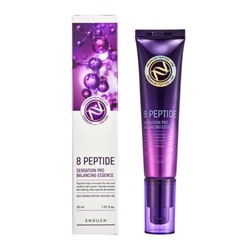 ENOUGH - ЭССЕНЦИЯ ДЛЯ ЛИЦА С ПЕПТИДНЫМ КОМПЛЕКСОМ 8 PEPTIDE SENSATION PRO BALANCING ESSENCE, 30 МЛ