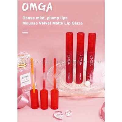 Набор губных помад с блеском OMGA Mousse Velvet Matte Lip Glaze 6 штук (106)