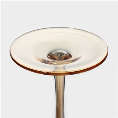 Набор бокалов из стекла для вина Magistro «Иллюзия», 550 мл, 10×24 см, 6 шт, цвет золотой