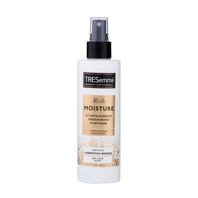 Сыворотка-флюид для волос Tresemme невесомая Rich Moisture, 190 мл