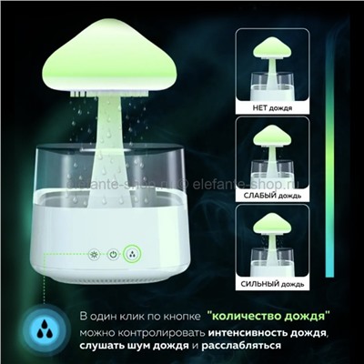 Увлажнитель воздуха с ароматизацией Rain Cloud White MA-618 (96)