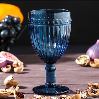 Набор бокалов из стекла Magistro «Босфор», 250 мл, 6 шт, цвет синий