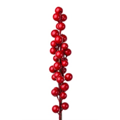 Ветка с ягодами, 43см, красный