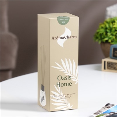 Диффузор ароматический"OasisHome"№03Almond&Lemon,100мл,миндальлимон