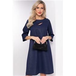 Платье "Показ мод" (темно-синее) П8072