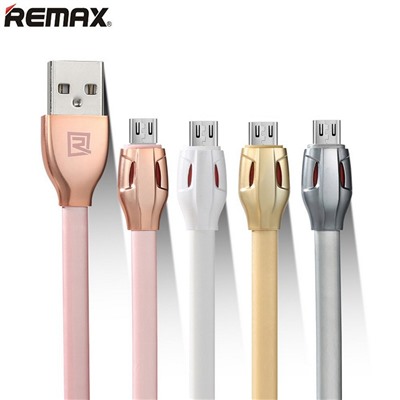 Кабель USB/micro USB Remax RC-035m 1м цв.ассорти(2.1A, круглый,силикон,коробка)