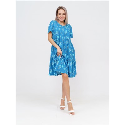 Платье женское Текс-Плюс, цвет голубой
