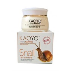 KAOYO №QY306 Facial Maintain Крем для лица "Улитка", 60г, СТЕКЛО